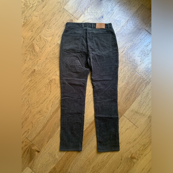 Taylor Stitch charcoal corduroys men 30/32 slim - Picture 2 of 2